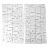 2 Pack Letter Number Silicone Resin Casting Mold for DIY Keychains