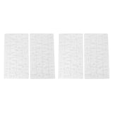 4 Pack Letter Number Silicone Resin Casting Mold for DIY Keychains