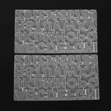 Resin Casting Mold, 4 Pack Letter Number Silicone Molds