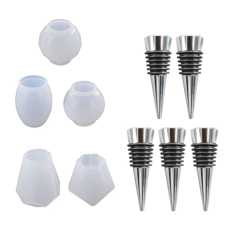 Resin Casting Molds Craft Kit for Wine Stoppers Soap
