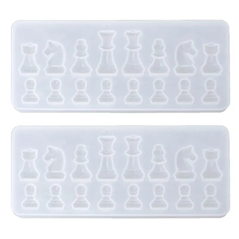 3D Chess Silicone Mold Set for Resin Crafts