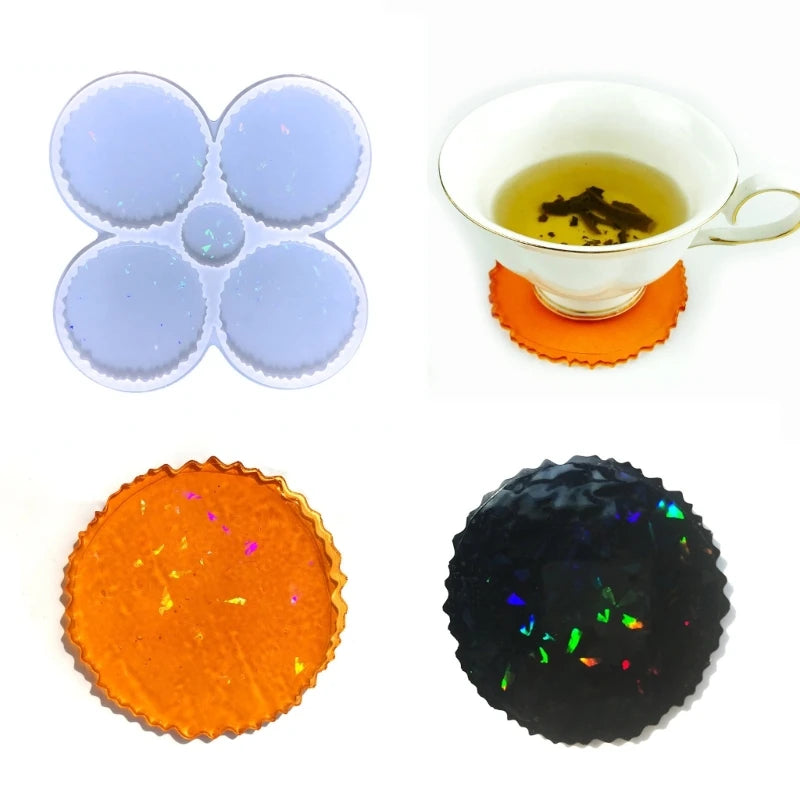 Resin Teapot Mat Tray Mold for Home Decor