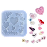 Resin Heart Mold Shaker Filler Mold