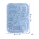 Resin Pills Silicone Mold for Shaker Fillers