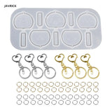 Resin Casting Shaker Mold for Pendant Jewelry Keychain