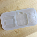 Resin Casting Shaker Mold for Jewelry Keychain Making