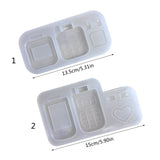 Resin Casting Shaker Mold for Jewelry Keychain Making