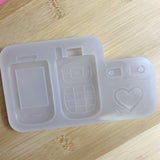 Resin Casting Shaker Mold for Jewelry Keychain Making