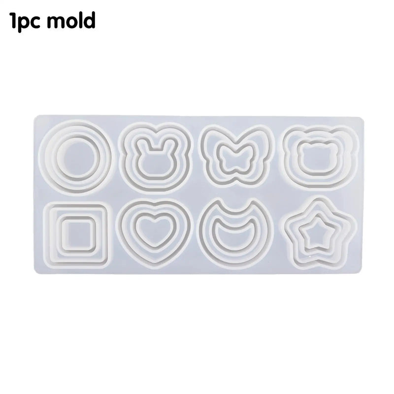 Resin Casting Shaker Mold Double Layer Epoxy Quicksand Silicone Molds