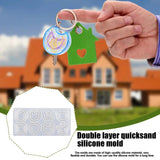 Resin Casting Shaker Mold Double Layer Epoxy Quicksand Silicone Molds