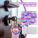 Resin Casting Shaker Mold Double Layer Epoxy Quicksand Silicone Molds