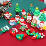 Christmas Cartoon Figures Charms Pendant Resin DIY Jewelry Decor 10pcs/lot