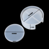 Resin Coaster Mold Epoxy Casting Mold Silicone Holder Moulds Crafts