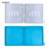 Love Couple Resin Coaster Molds Square Tray Silicone Agate Glossy DIY Craft