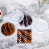 Geode Coaster Silicone Mold for Resin Casting