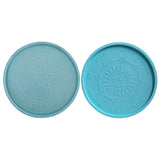 Round Silicone Agate Coaster Molds for DIY Craft