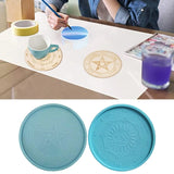 Round Silicone Agate Coaster Molds for DIY Craft