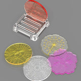 Resin Coaster Molds Set with Irregular Pattern Design