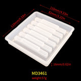 Resin Coaster Molds Set with Stand Storage