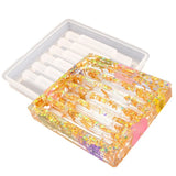 Resin Coaster Molds Set with Stand Storage