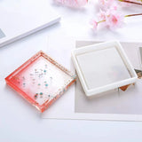 Resin Coaster Silicone Mold Kit DIY Square Hexagon Round