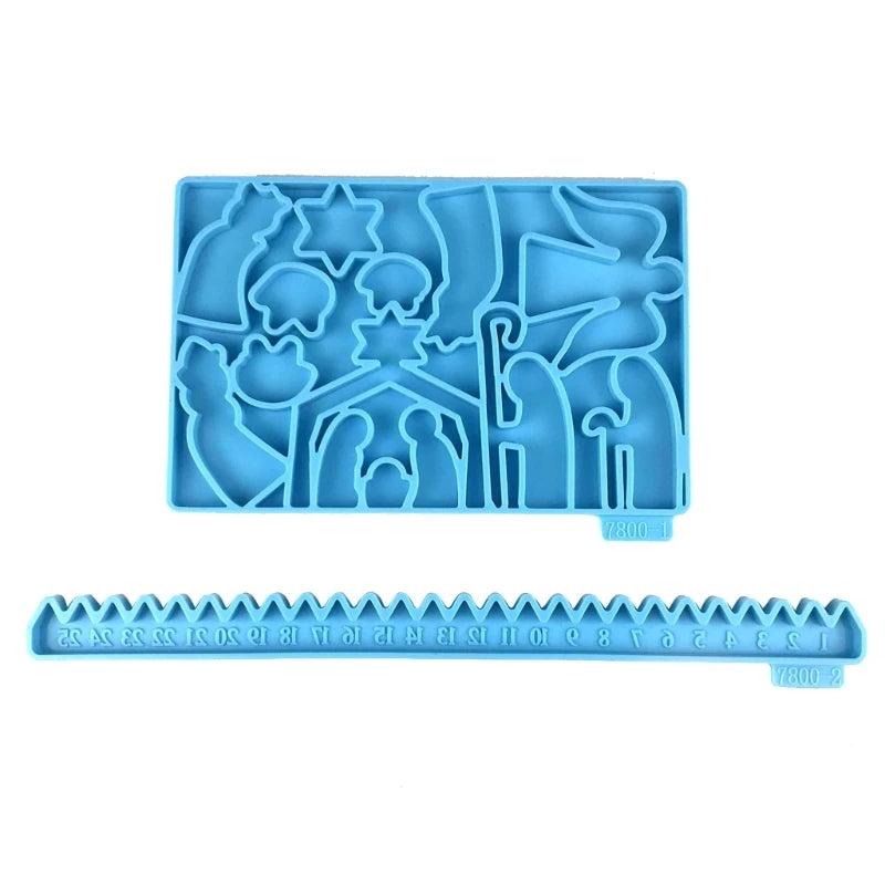 Christmas Ornament Resin Mold for Party Home Decor
