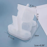 3D Bear Phone Holder Silicone Mold DIY Crafts Tool