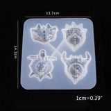 Resin Crystal Epoxy Mold Devil's Eye Owl Jewelry Mould