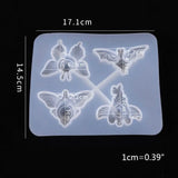 Resin Crystal Epoxy Mold Devil's Eye Owl Jewelry Mould