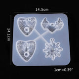Resin Crystal Epoxy Mold Devil's Eye Owl Jewelry Mould