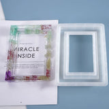 Resin Crystal Epoxy Mold Rectangular Photo Frame Silicone Mould
