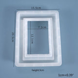 Rectangular Photo Frame Resin Silicone Mold
