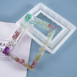 Resin Crystal Epoxy Mold Rectangular Photo Frame Casting Silicone Mould