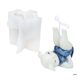 Resin Crystal Mold Silicone DIY Jewelry Pendant Yoga Pig Mold