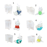 Resin Crystal Mold Silicone Mold DIY Jewelry Pendant Yoga Pig Animal Mold