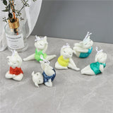 Resin Crystal Mold Silicone Mold DIY Jewelry Pendant Yoga Pig Animal Mold