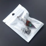 Resin Crystal Pendulum for Dowsing Stand Natural Stone Pendant