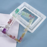 Resin DIY Crystal Epoxy Mold Photo Frame Rectangular Pendulum Table Decoration