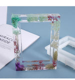 Resin DIY Crystal Epoxy Mold Photo Frame Rectangular Pendulum Table Decoration