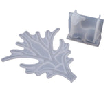Resin Epoxy Deer Antlers Jewelry Display Stand Swing Table Mirror Mould