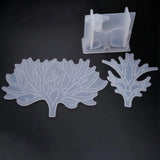 Resin Epoxy Deer Antlers Jewelry Display Stand Swing Table Mirror Mould