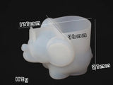 Resin DIY Epoxy Elephant Makeup Storage Shell Silicone Mould