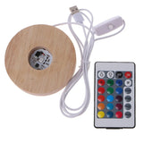 RGB LED Night Light Base w/ Remote Control - DIY Resin Display