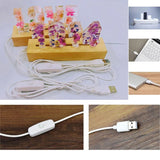 Rectangle LED Light Display Base Stand for Resin Crafts