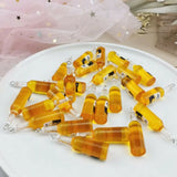 Resin Earring Keychain Necklace Pendant Set of 10 Beer Bottle