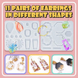 Silicone Resin Earring Molds, DIY Jewelry Hoop Earrings Mold