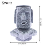 Resin Easter Island Head Glasses Stand Eyeglasses Holder Bracket