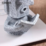 Resin Easter Island Head Glasses Stand Eyeglasses Holder Bracket