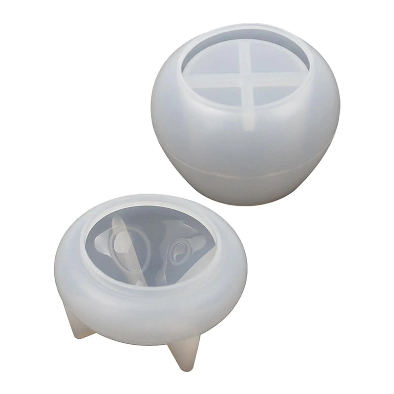 Resin Epoxy Silicone Jewelry Box Small Plants Pot Trinket Holder