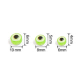 Resin Flat Round Eyes Beads Fish Devil Eye Corns Diy Jewelry Beads